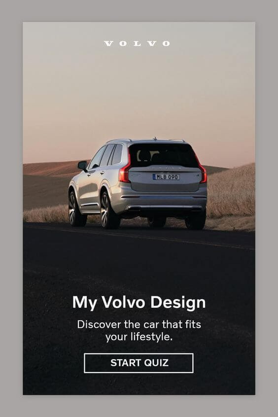 Pinterest collection ad for automotive